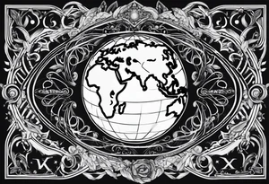 earth tattoo idea