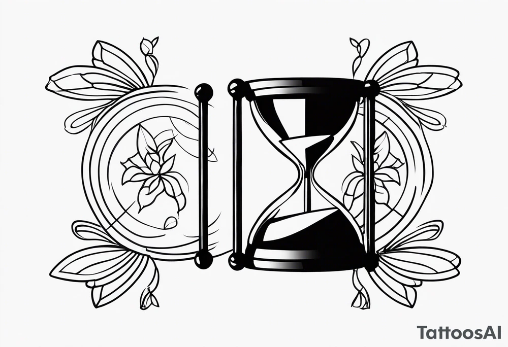 Hourglass tattoo idea