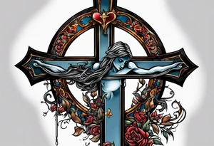 beggar reaching for the cross tattoo idea