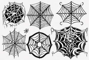 Tangled webs tattoo idea