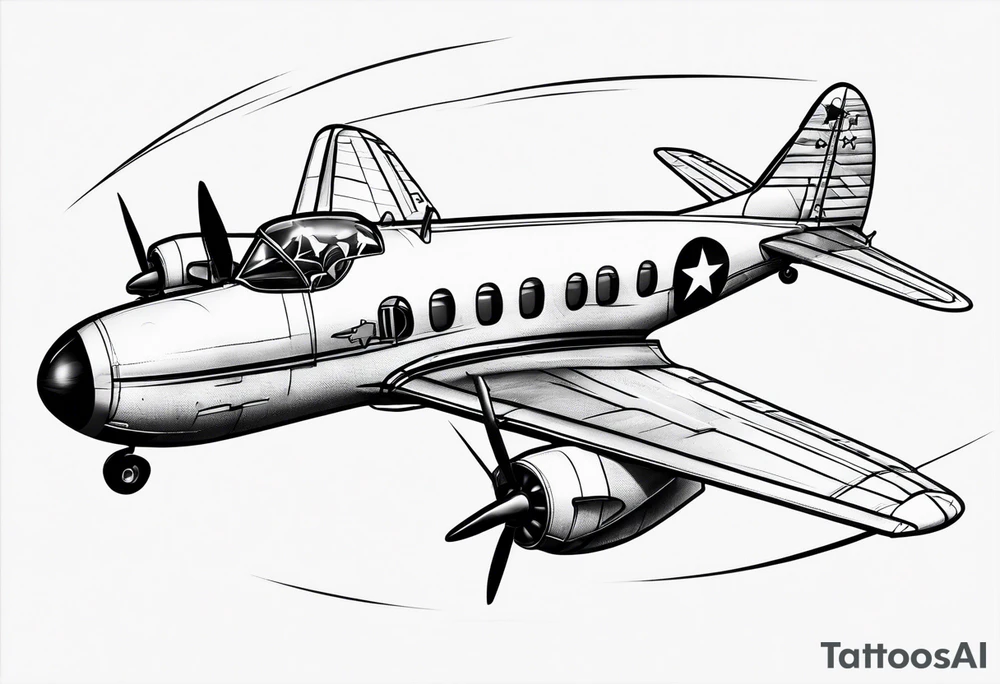 bomb from a plane tattoo idea
