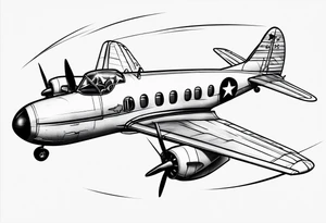 bomb from a plane tattoo idea
