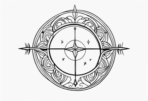 sagittarius, faith, strong tattoo idea
