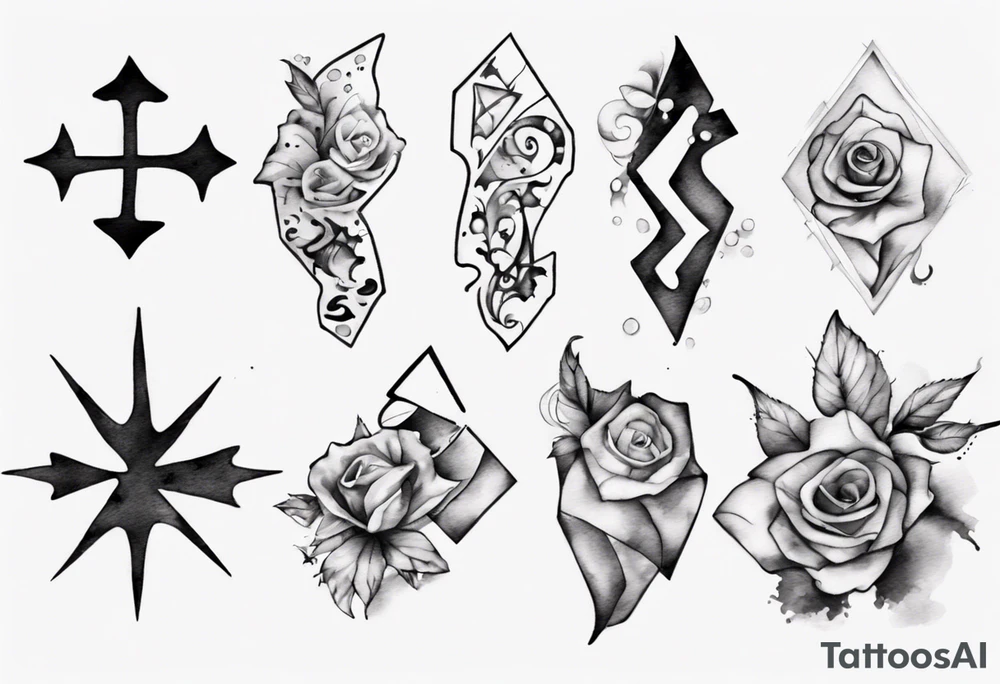 piece of puzzle tattoo idea