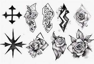 piece of puzzle tattoo idea