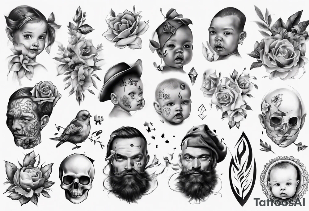 Baby Füße tattoo idea