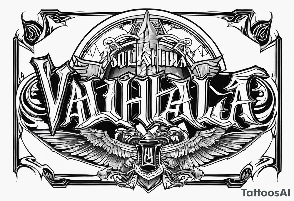 Valhalla soldier tattoo idea