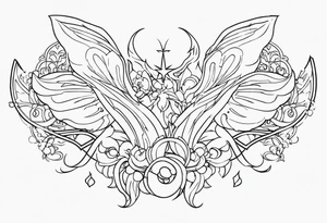 Chuuya Nakahara minimalistic tattoo tattoo idea