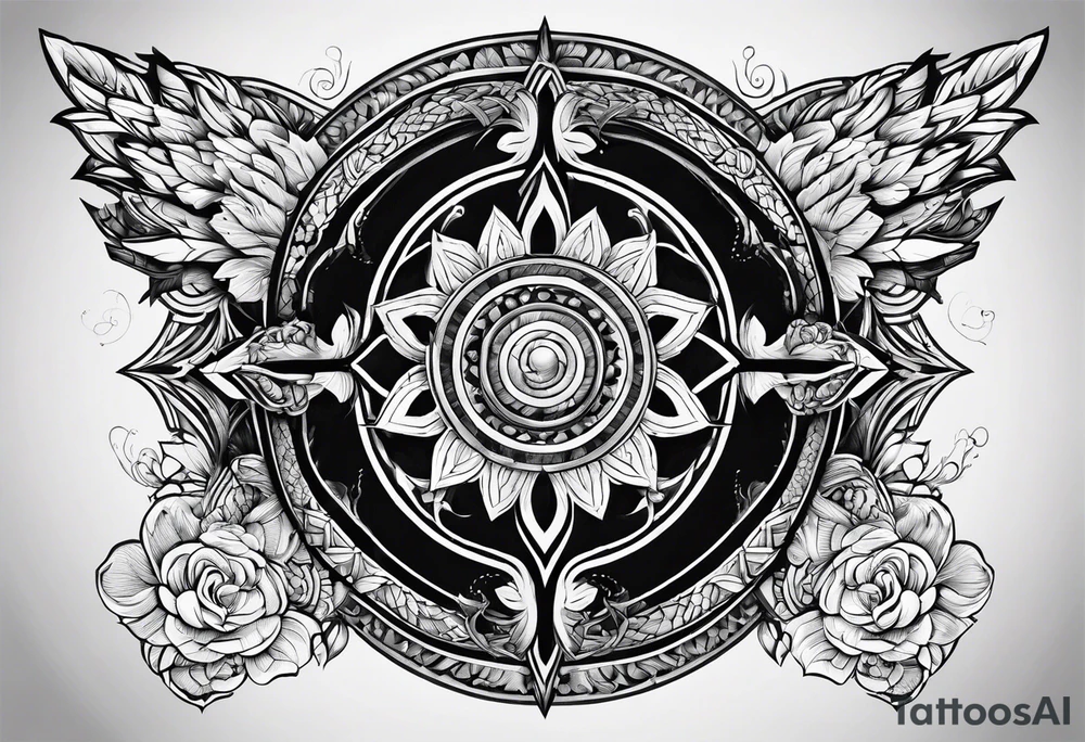 Circular tattoo idea