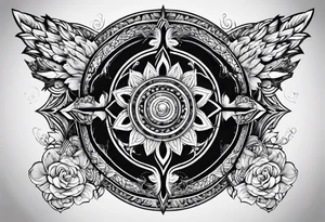 Circular tattoo idea