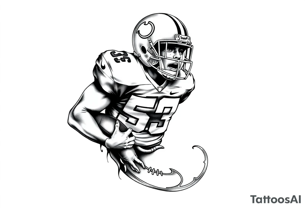 Portland oregon 503, football 53 tattoo idea