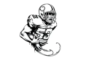 Portland oregon 503, football 53 tattoo idea