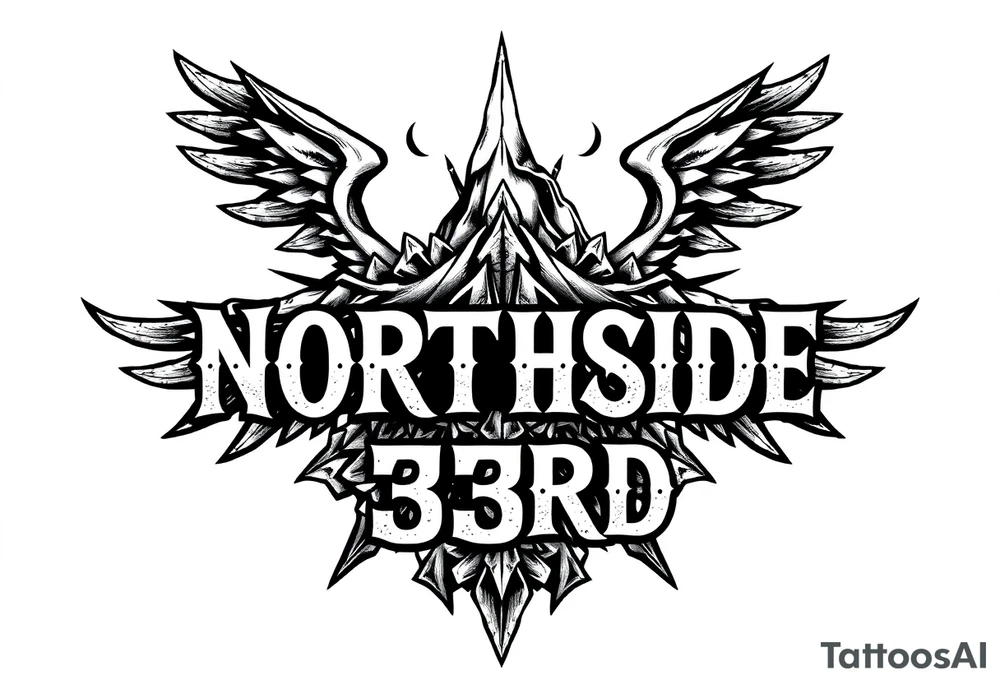 “NORTHSIDE” “33RD” tattoo idea