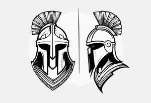 Ancient spartan symbol tattoo tattoo idea