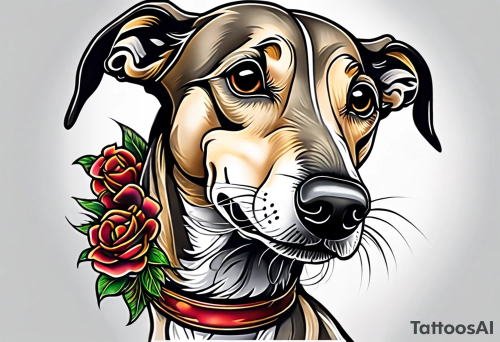 Greyhound tattoo idea