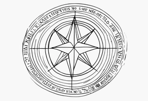 A certain kind of darkness is needed to see the stars, text, circle tattoo idea