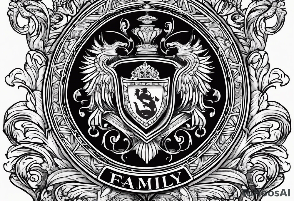 Family crest Grandon,  world traveler, secret tattoo idea