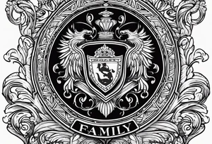 Family crest Grandon,  world traveler, secret tattoo idea