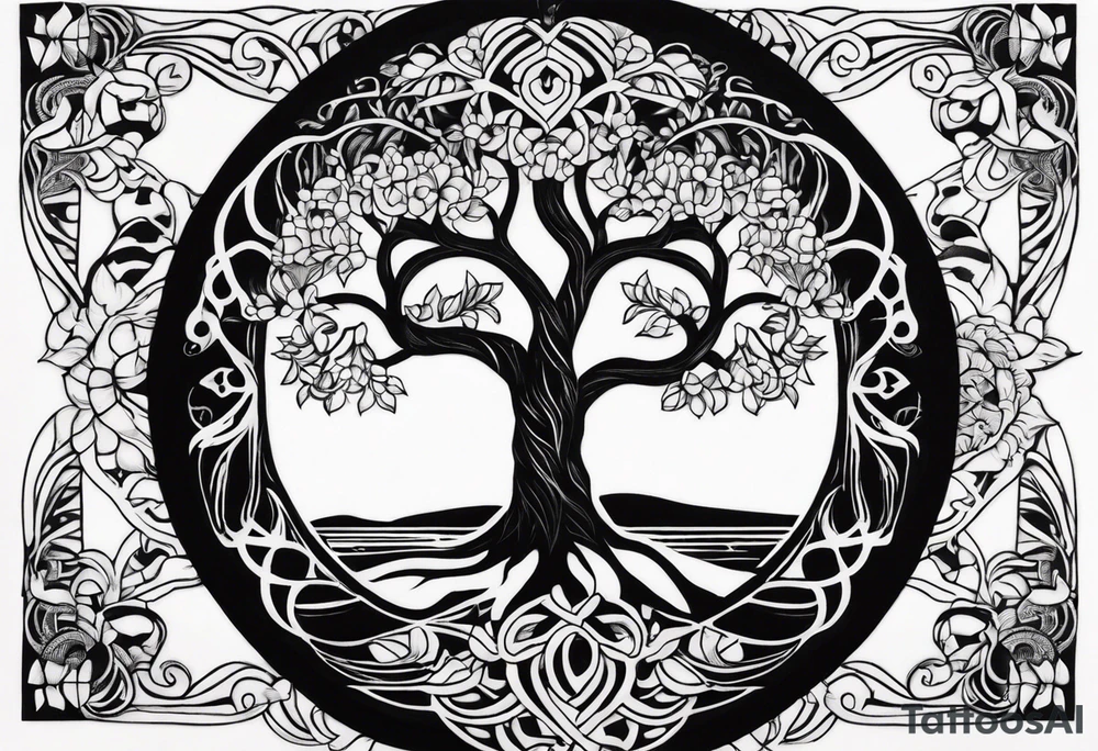 tree of life tattoo idea