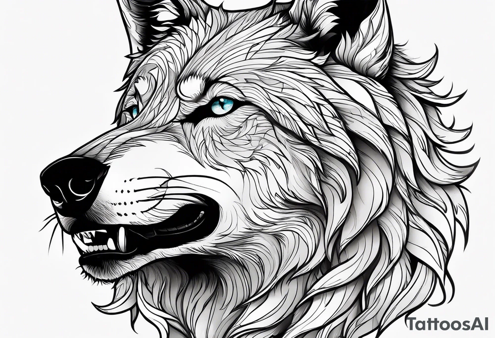 Lubo wolf tattoo idea