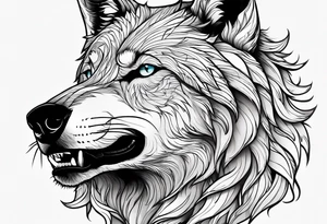 Lubo wolf tattoo idea