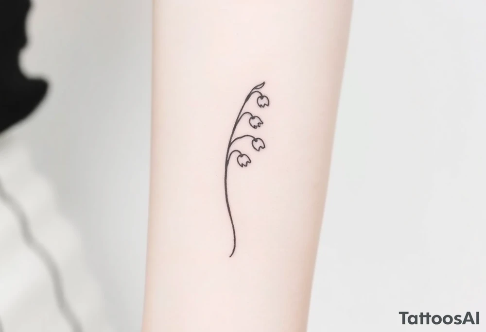 Lily of the valley tattoo idea