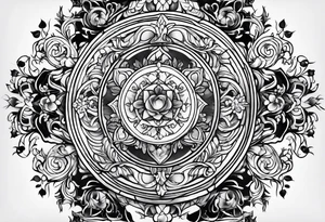 Marble tattoo idea