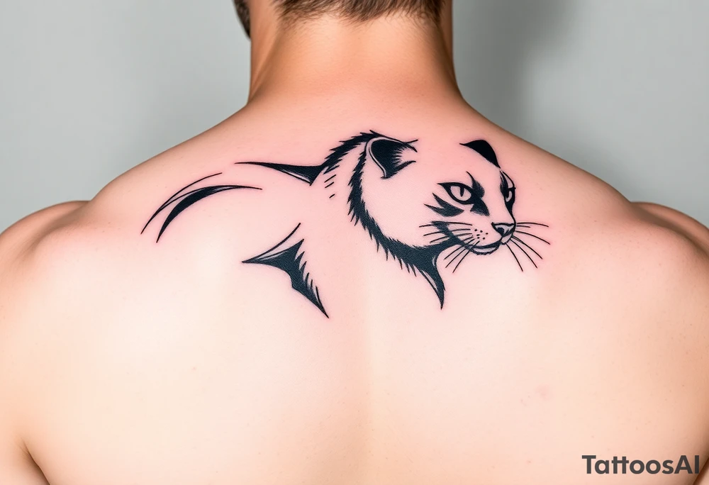 Black Cat tattoo idea