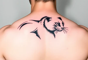 Black Cat tattoo idea