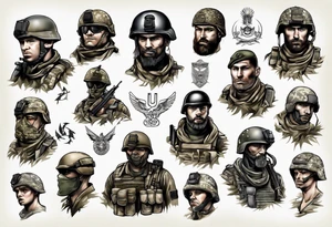 sas soldier tattoo idea