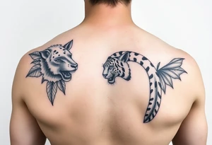 bali zoo themed tattoo idea