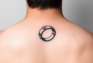 A marriage ring with a meaning of being one tattoo idea