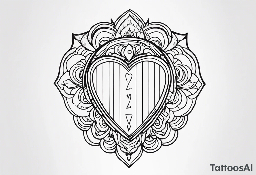 plectrum tattoo idea