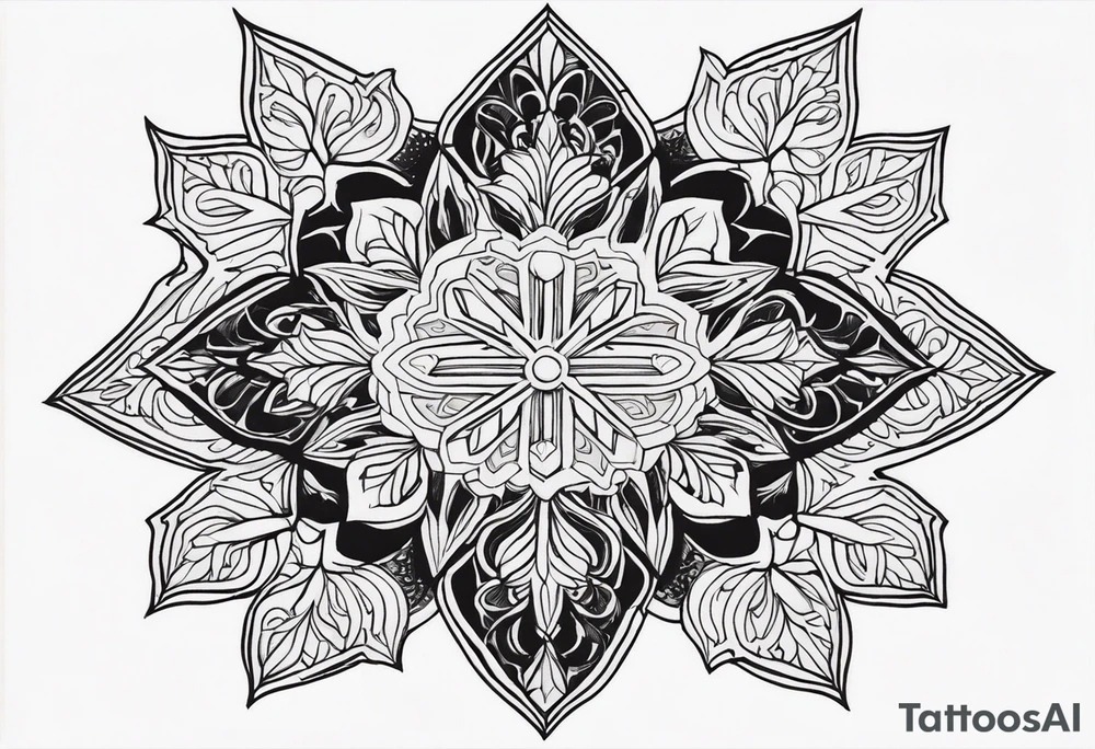 Snowflake tattoo idea