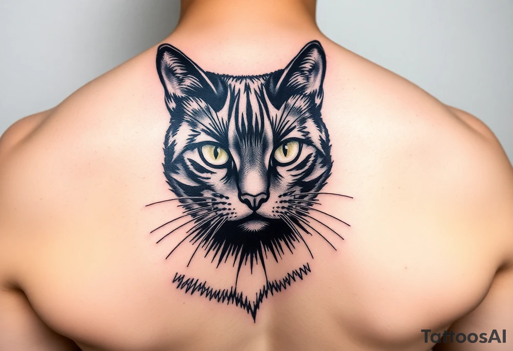 Black Cat tattoo idea