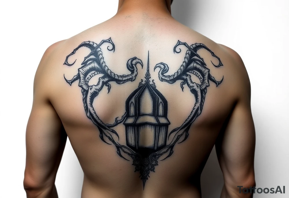 Pandoras box tim burton style tattoo idea