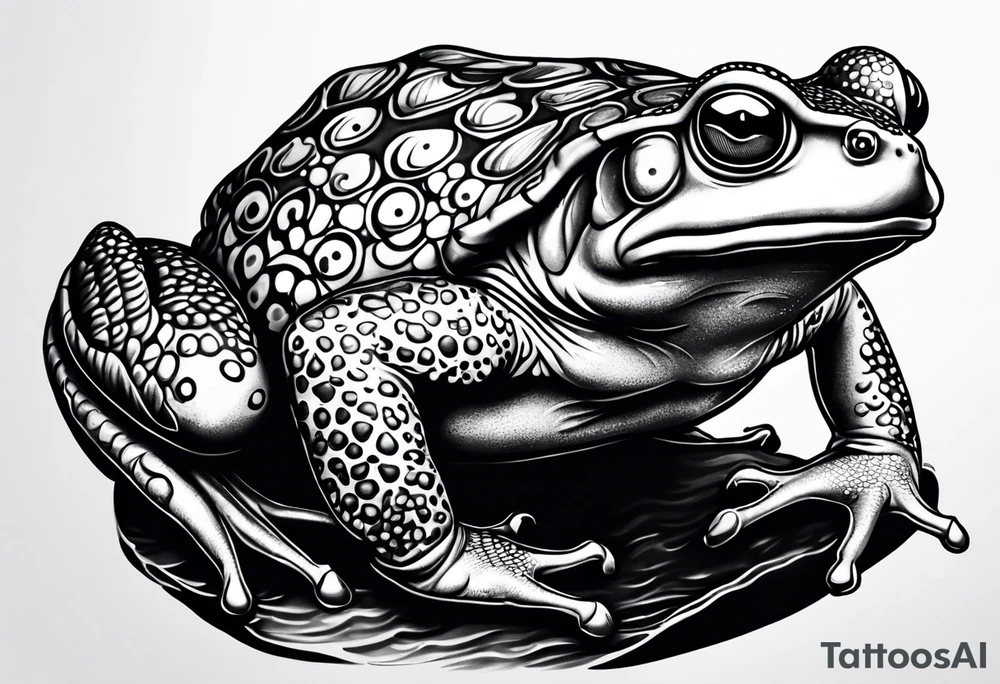 Gamakichi toad tattoo idea
