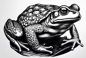 Gamakichi toad tattoo idea