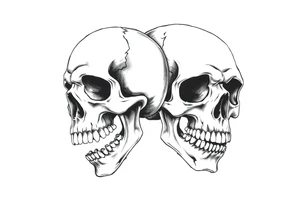 Skulls tattoo idea