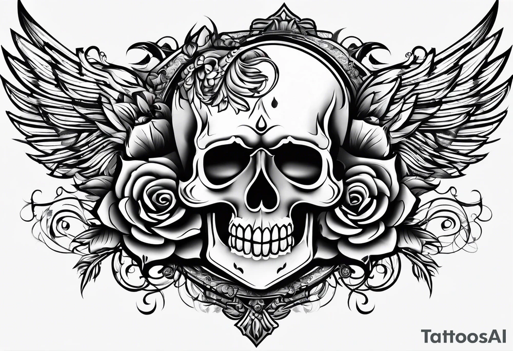 the name rocker tattoo idea