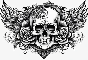 the name rocker tattoo idea