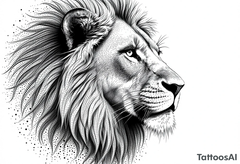 lion tattoo idea
