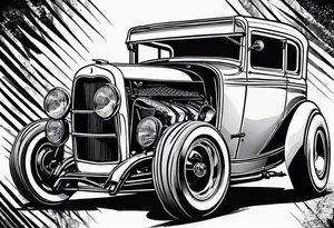 Sprint car tattoo idea