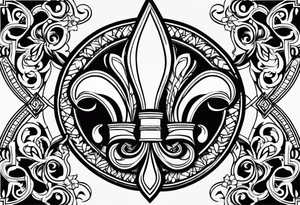Fleur de lis tattoo idea