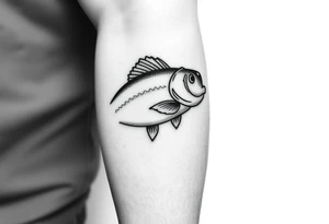 Fishing tattoo idea