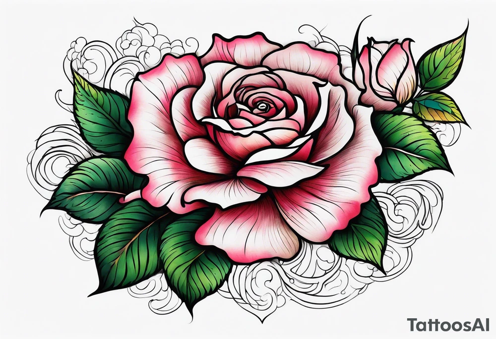 Rose tattoo idea