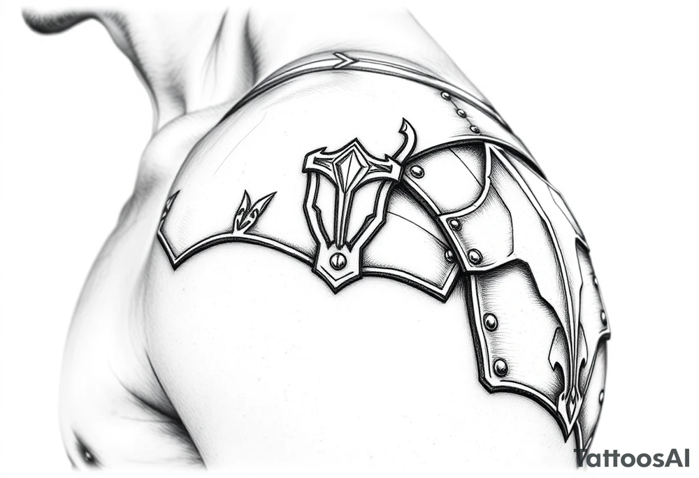 plate armor tattoo idea