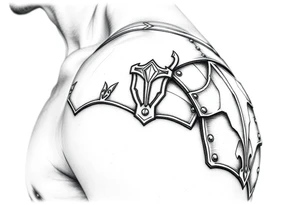 plate armor tattoo idea