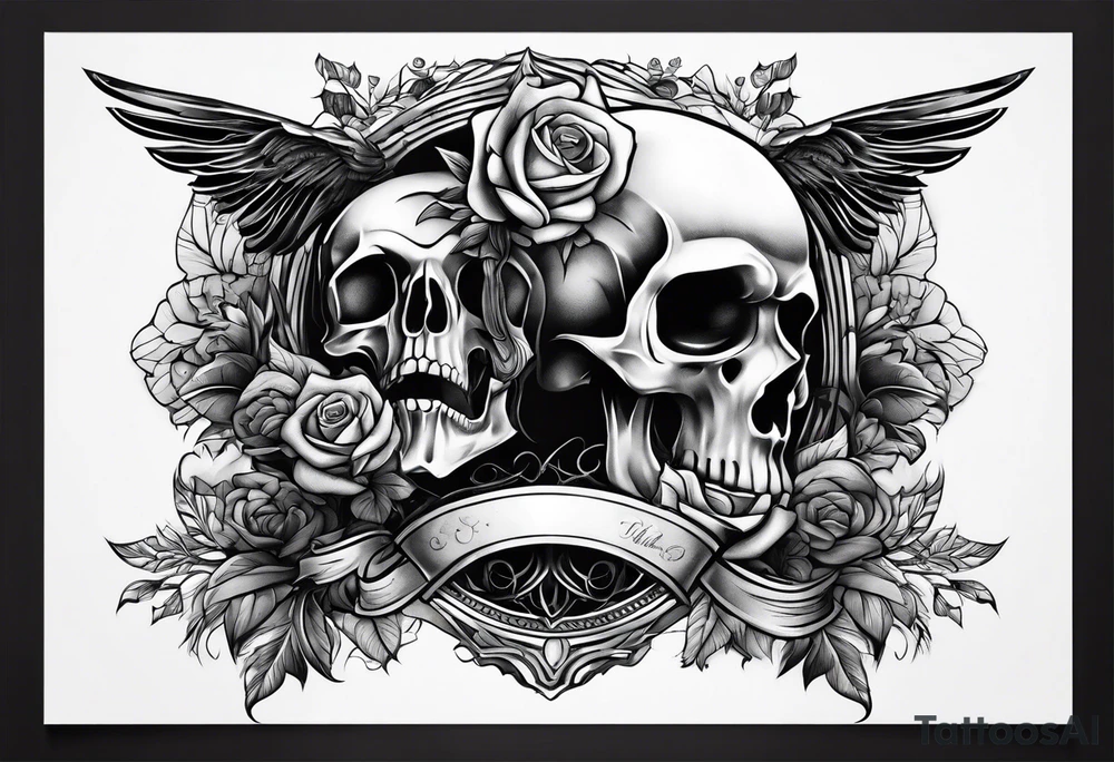 Skelton hand tattoo idea
