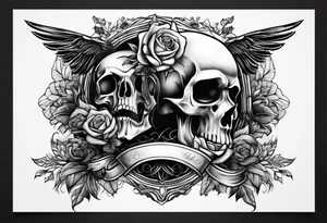 Skelton hand tattoo idea